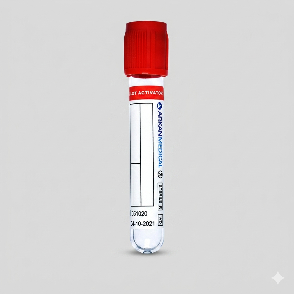 ARKAN MEDICAL Vacuum Blood Collection Tube Plain